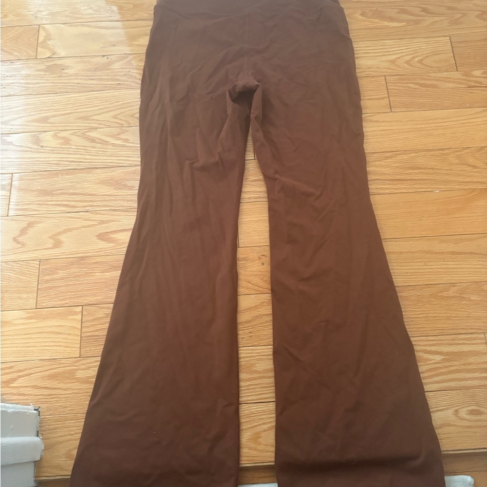Brown Flared Pants